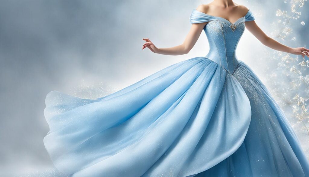 what color is cinderella's dress